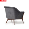 Simple Nordic European Fabric Upholstery Ash Wooden Legs Living Room Armchair Leisure Chair