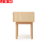 Customized Ash Wood Frame Bedroom Furniture With Storage Drawers Modern Bedside Table For Bedroom