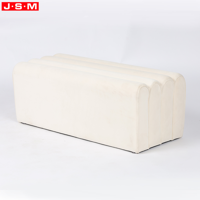 Runway Seating Home Furniture Green Knitted Ottoman Chair Step Stool Lounge Bench Ottoman