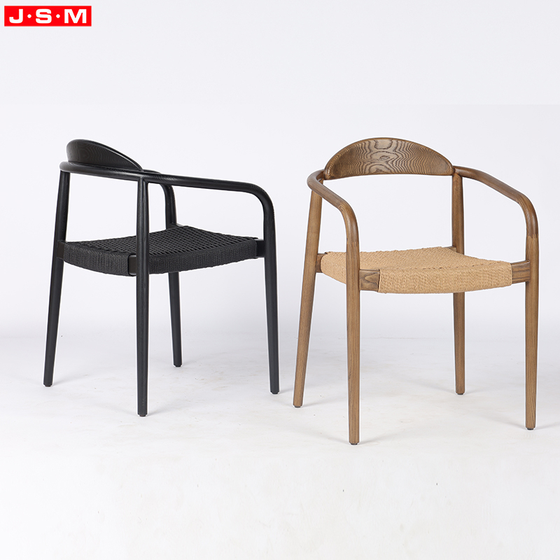 brown leather dining chair