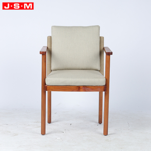 Luxury Comfortable Furniture Moveable Seat and Back Solid Wood Modern Eco-Friendly Backrest Dining Chair