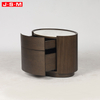 low nightstand with drawers