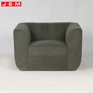 Customize New Home Furniture High Quality Luxury Living Room Furniture Armchair Wooden Frame Single Sofa