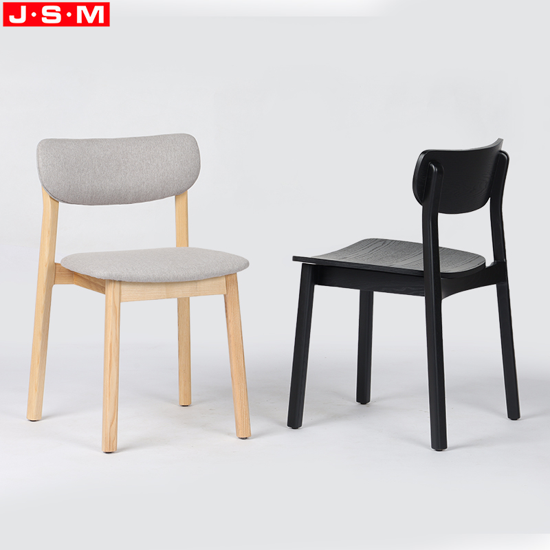 China fancy chairs Furniture Ash Veneer Back Dining Chair For Kitchen