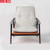 White Armchair Dining Leisure Armchair With Upholstery Ball Like Image