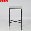Premium Stone and Metal Construction Coffee Table Contemporary Living Room Marble Side Table for Home