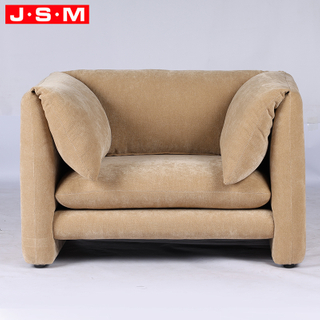 Modern Design Wooden Frame Foam and Fabric Comfort Thicken Upholstered One Seat Living Room Home Furniture Sofa