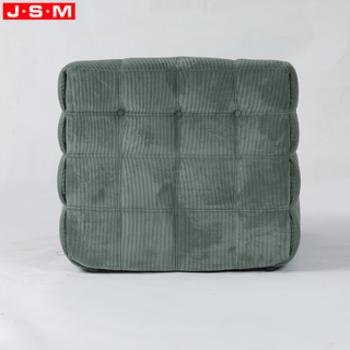 Cheap Simple Tufty Leather Furniture Recliner Living Room Italian Sofa Molded Foam with Fabric