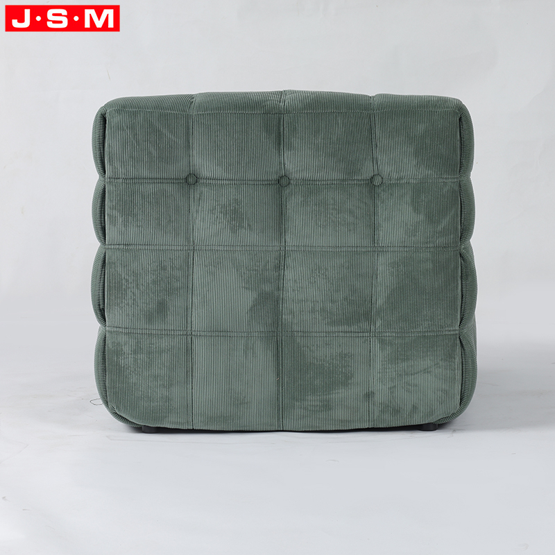 Cheap Simple Tufty Leather Furniture Recliner Living Room Italian Sofa Molded Foam with Fabric