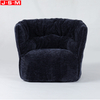 Molded Foam with Fabric Garden European Round Wooden Material Legs Round Room Massage Elastic Seater Sofa