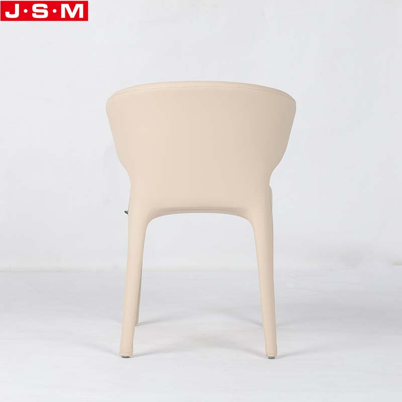 Dining Chairs Ash Frame Pu Fabric Upholstery Seat Pad Wooden Frame with Foam And Upholstery