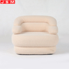 Customized Colors Indoor Household Metal Frame Single Seat Sofa Molded Foam with Fabric