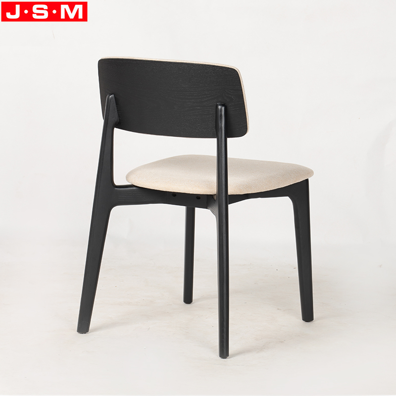 Nordic Modern Cushion Seat Backrest Home Dining Room Kitchen Solid Wood Dining Chairs