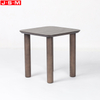 Wholesale Simple Design Homes Gardens Round Side Table Plywood with Ash Veneer Top Ash Timber Base