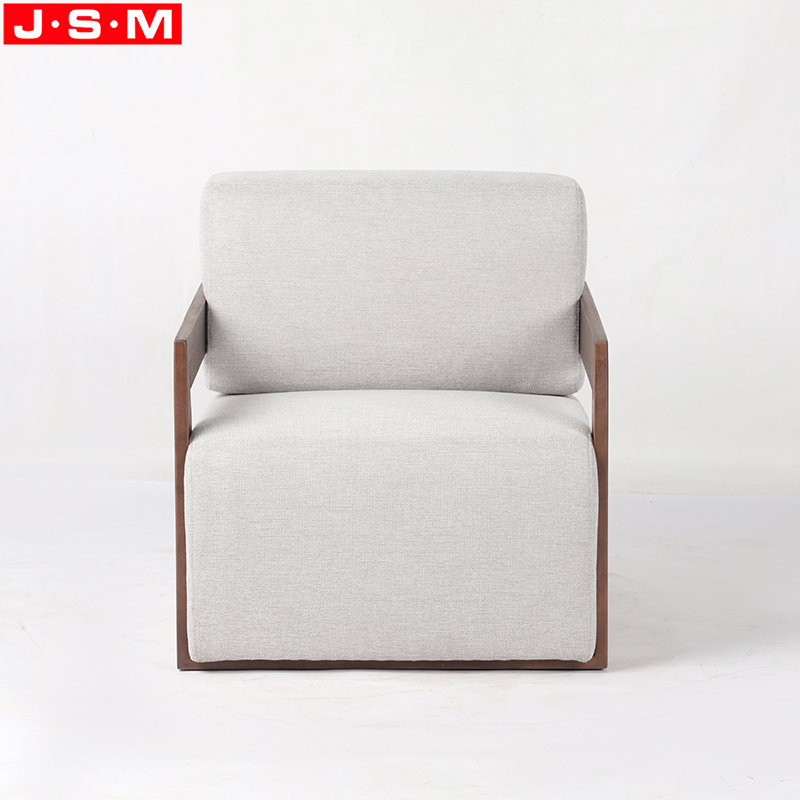 Gray Simple Wooden Chair Modern