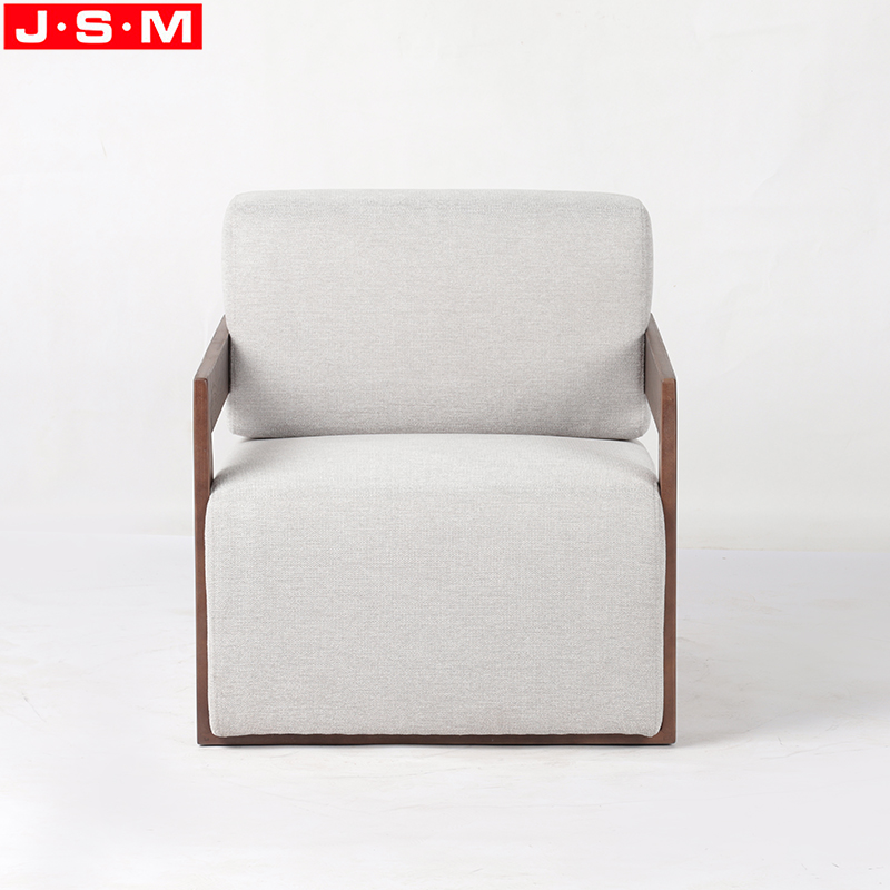Gray Simple Wooden Chair Modern