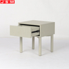 Wholesale Hot Sale Wooden Modern Metal Base Bedside Plywood with Ash Veneer Carcase