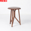 Ash Timber Coffee Decorative Round Corner Wooden Tea Side Table For Living Room Bedroom