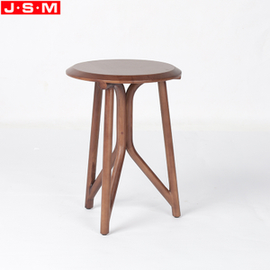 Ash Timber Coffee Decorative Round Corner Wooden Tea Side Table For Living Room Bedroom