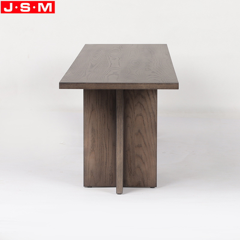 Plywood with Ash Veneer Carcase Living Room Upholstered Metal Legs Bench Fabric Seat Bench Chairs