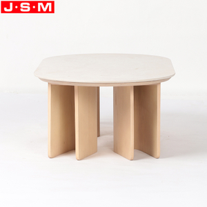 Luxury Outdoor Living Room Square Glass Tea Coffee Ash Timber Base