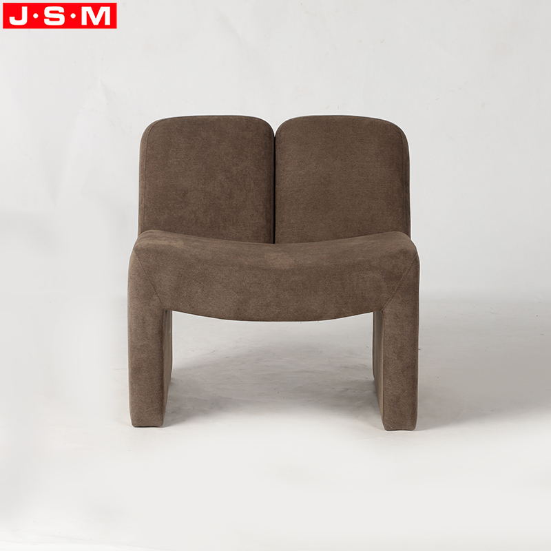 Restaurant Luxury Metal Frame Chair Fabric Upholstery Leisure Wooden Frame with Foam And Upholstery