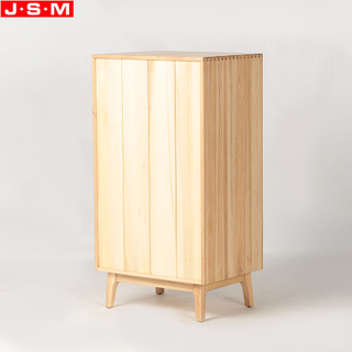 Modern Living Room Storage Cabinet Furniture 5 Drawer Cabinet Storage Natural Wooden Cabinet