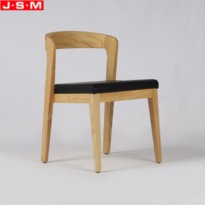 Europe Style Cushion Seat Dining Chair High Quality Timber Wooden Vintage Dining Chair