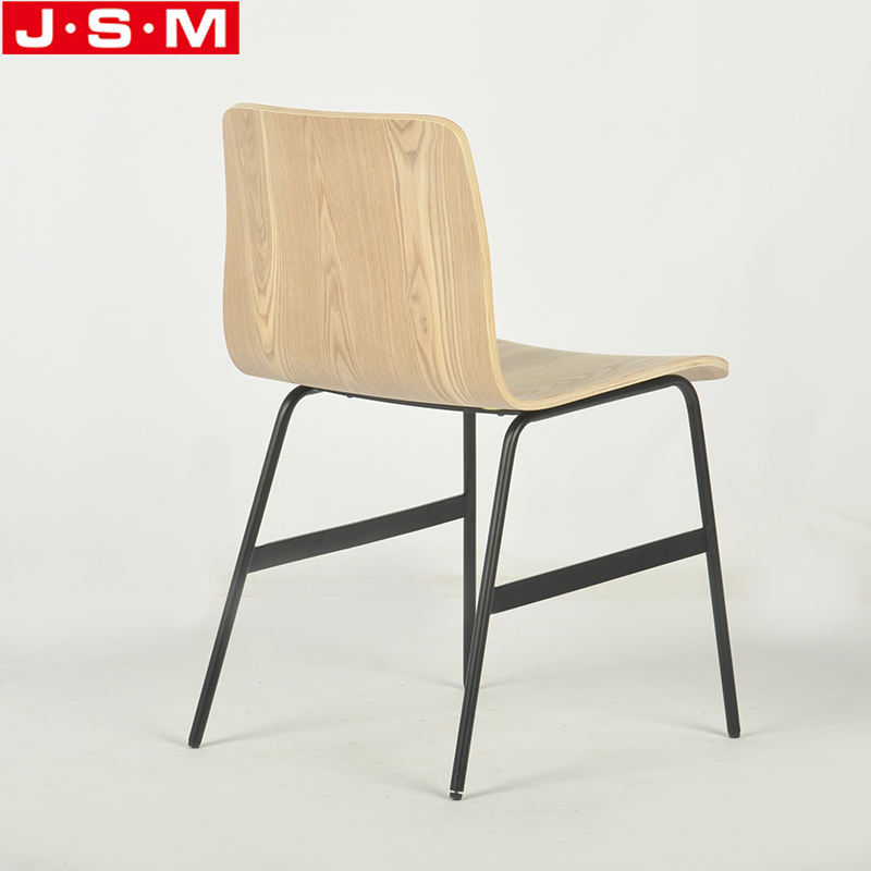 New Modern Wooden Outdoor Restaurant Veneer Seat Chair For Dining Room
