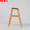 Modern Durable Timber Wooden High Table Tall White Bar Stools For Kitchen