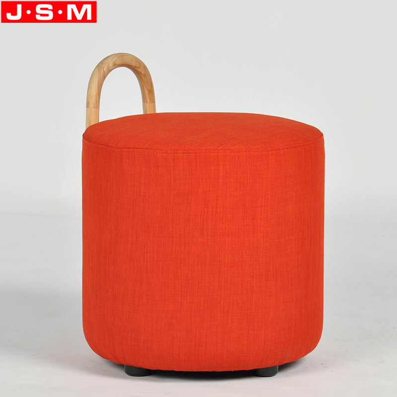 Modern Furniture Lounge Home Living Room Outdoor Wood Round Large Ottoman Stool
