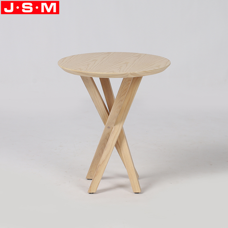 Round Wooden Coffee Table Modern