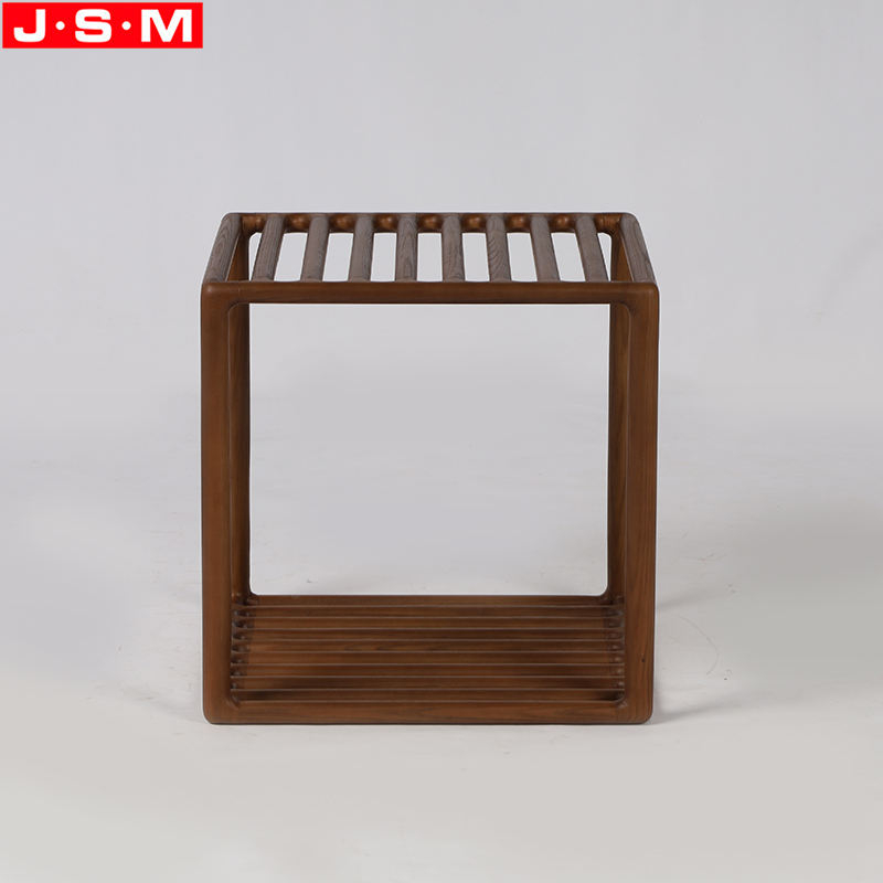 Square Coffee Table Ash Timber Frame Wood Table Side Table For Home Office