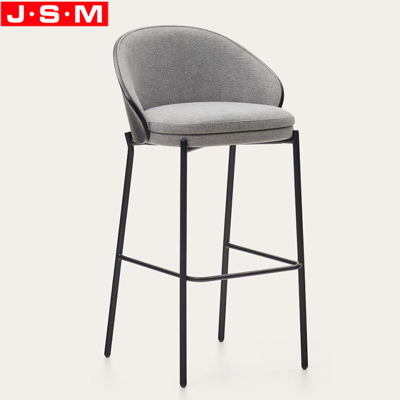 Modern Metal Bar Stool Chair Furniture High-Leg Counter Height Bar Stool For Restaurant Home