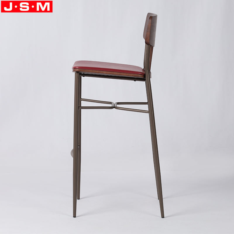 New Home Tall Nordic Luxury Wooden Kitchen High Chair Stools High Chair For Bar Table
