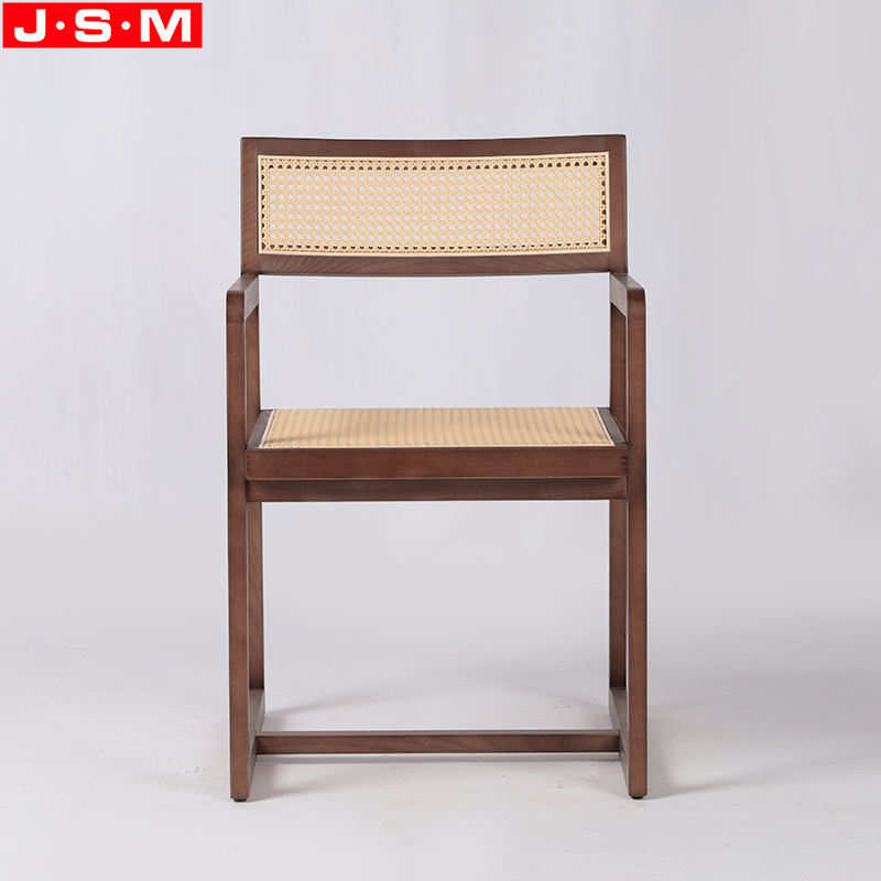 Chinese Style Chair Rattan Wooden Furniture Restaurant Dining Room Chair