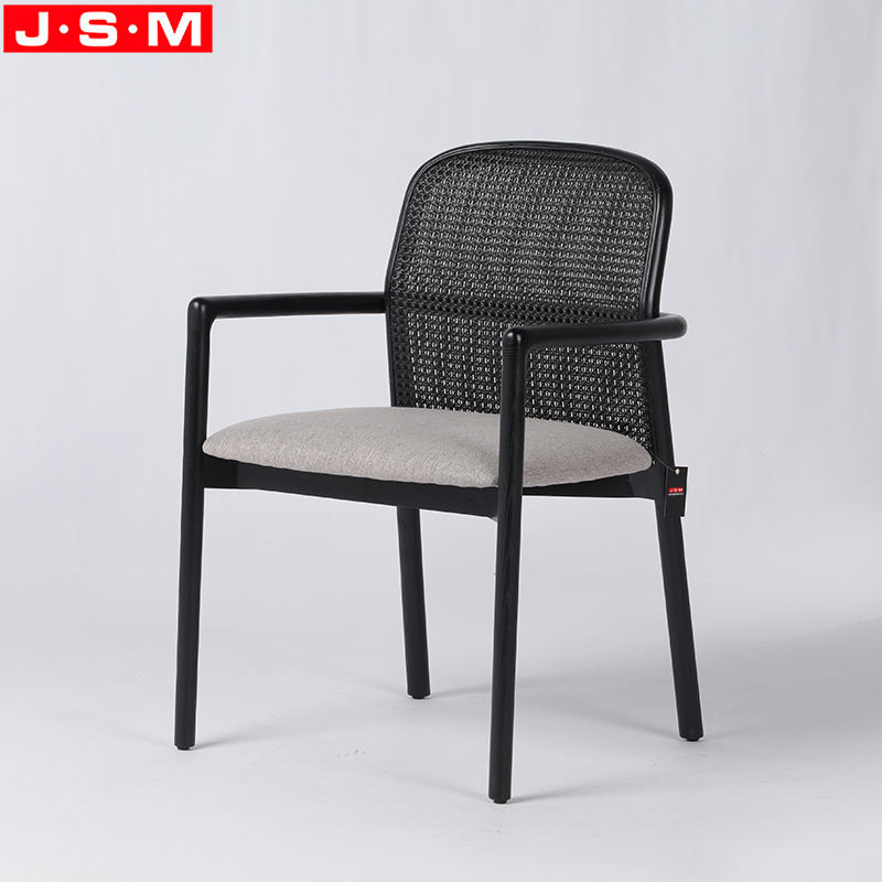 Modern Outdoor Dining Chair Kitchen Artificial Rattan Dining Chair