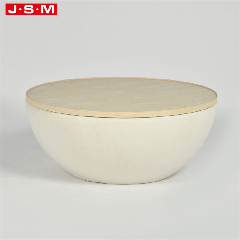 New 2022 Designer Round Wooden Outdoor Living Room Tea Coffee Table Design Tea Table Tea Wood Table