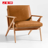 China Suppliers Furniture Soft Cushion Single Double Seat Backrest Wooden Armchair