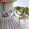Luxury Hot Products Vintage Style Cushion Seattop Rope Back Cushion Seat Ash Timber Base Leisure Dining Chairs