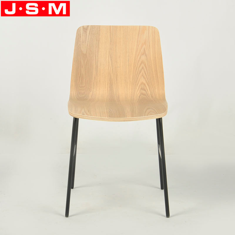 Good Quality Home Furniture Multiple Colors Veneer Seat Dining Chair