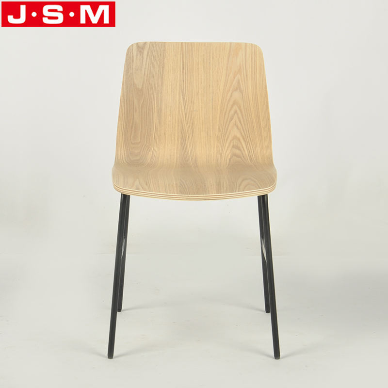 Good Quality Home Furniture Multiple Colors Veneer Seat Dining Chair