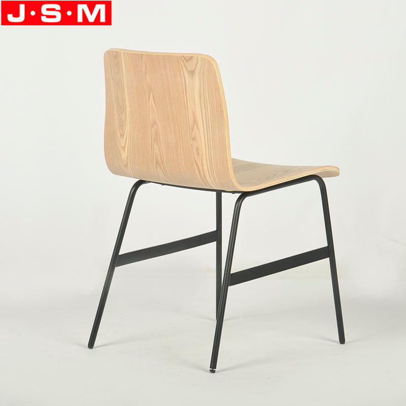 Good Quality Home Furniture Multiple Colors Veneer Seat Dining Chair