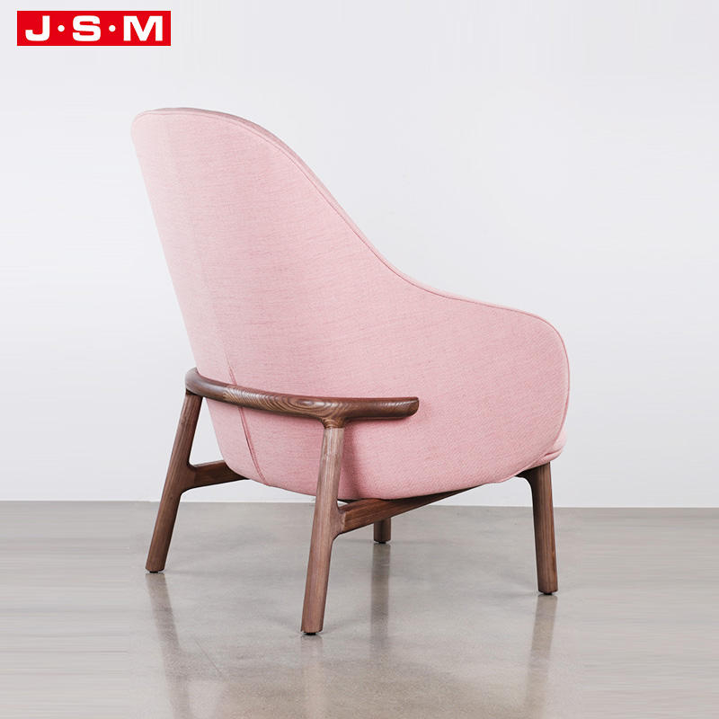 Hot Sale Modern Velvet Wooden Restaurant Room Furniture Retro Armchair Chair