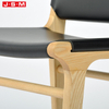 Contemporary Indoor Furniture Artificial Leather Seat Stackable Stool