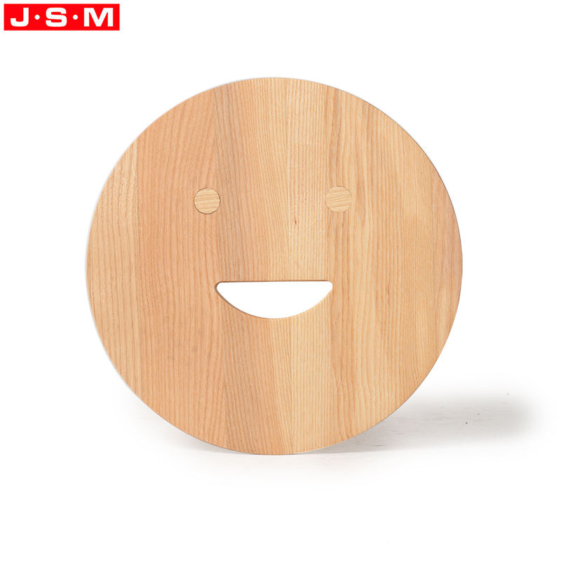Living Room Modern Solid Wood Coffee Table Ash Wooden Round Side Table