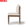 Hot Sell Modern Wooden Upholstered Leather Wood Legs Dining Chair