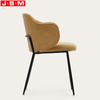 Living Room Furniture Dinning Fully Upholstery Seat Metal Legs Base Dinning Chair