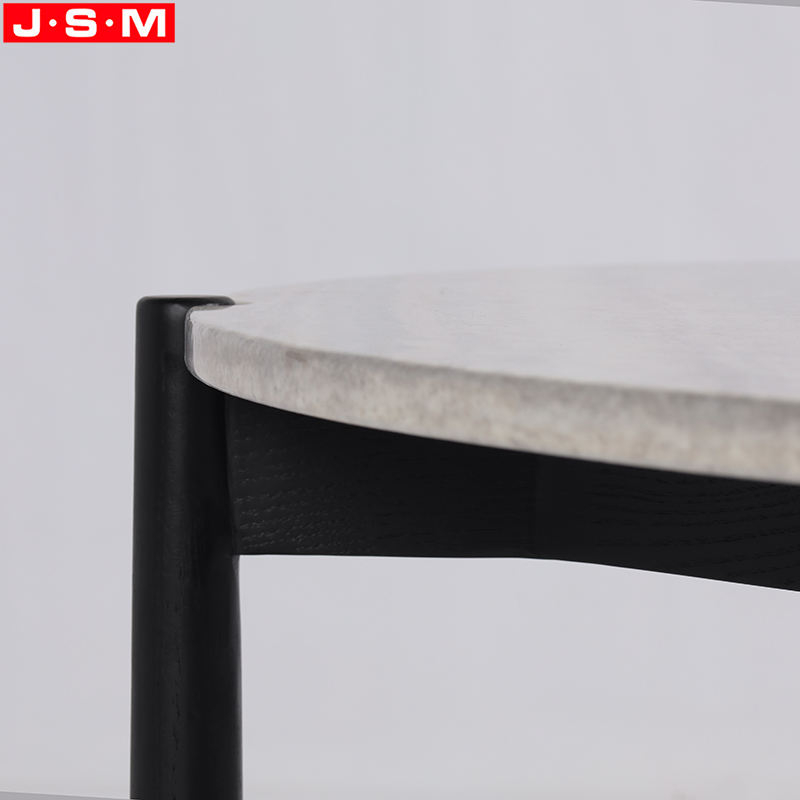 New Style Modern Living Room Side Table Stone Color Custom Tea Table