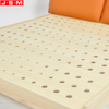 Modern Cushion Headboard Bedroom Furniture Ash Timber Wooden Bed
